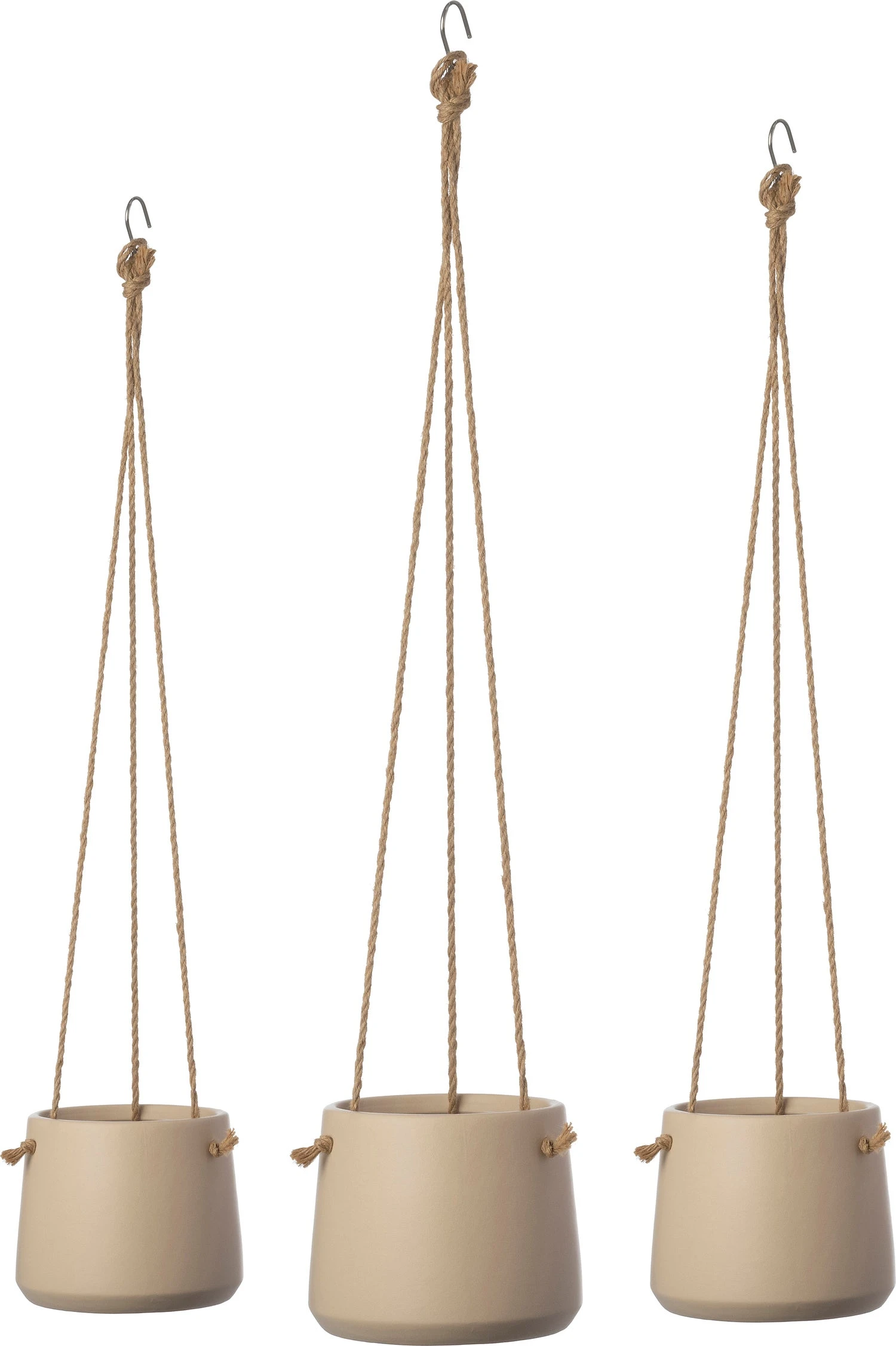 Intratuin Hangpot Joan Beige D 14 H 12 Cm 2 Intratuin Hangpot Joan Beige D 14 H 12 Cm - Afbeelding 2