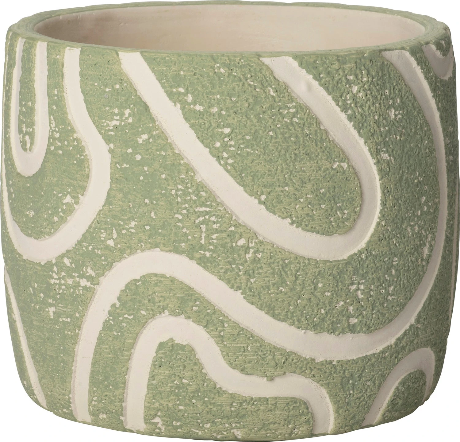 Intratuin Bloempot Kyo Groen D 14,5 H 13 Cm 1 Intratuin Bloempot Kyo Groen D 14,5 H 13 Cm