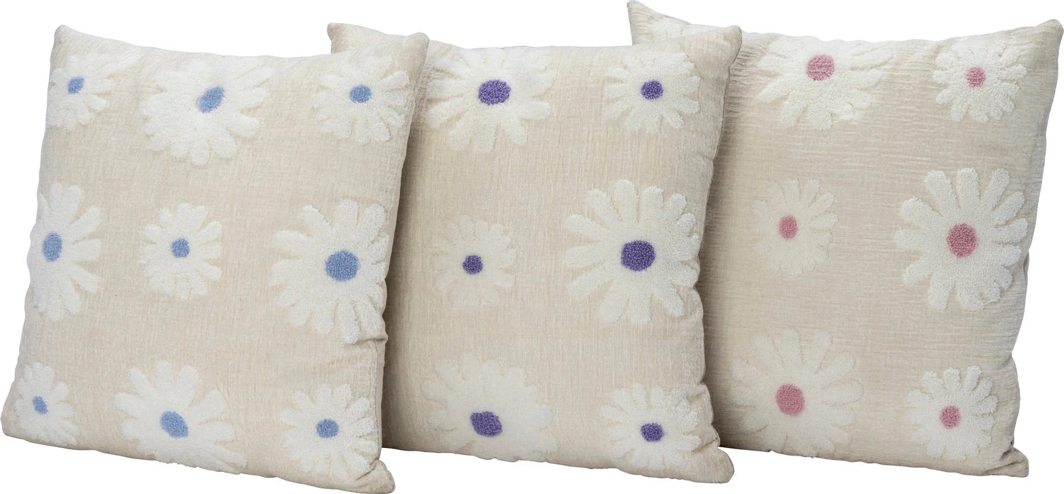 Intratuin Sierkussen Bodi Crème / Roze 43 X 43 Cm 2 Intratuin Sierkussen Bodi Crème / Roze 43 X 43 Cm - Afbeelding 2