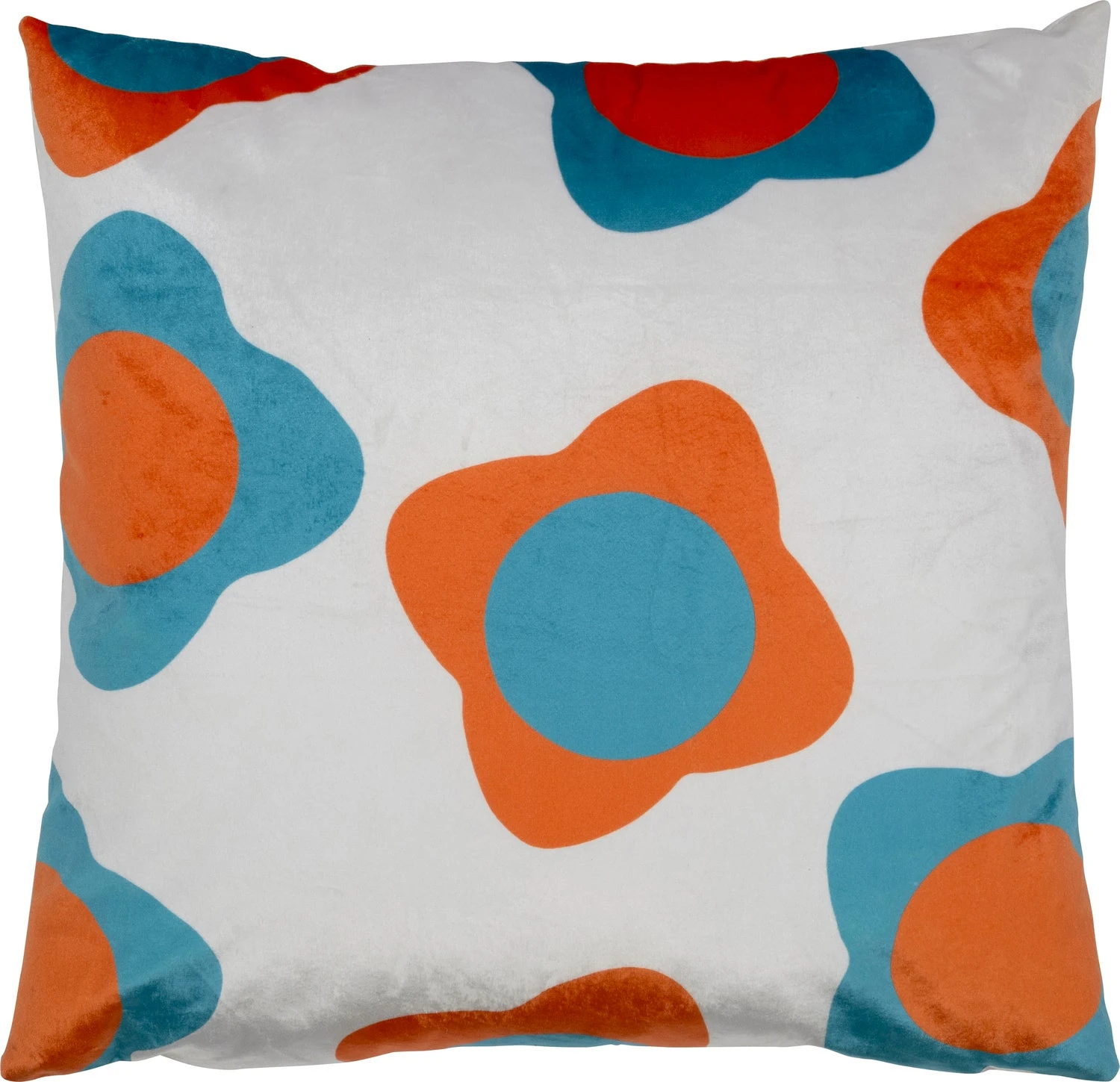 Intratuin Sierkussen Junus Wit / Blauw / Oranje 45 X 45 Cm 1 Intratuin Sierkussen Junus Wit / Blauw / Oranje 45 X 45 Cm