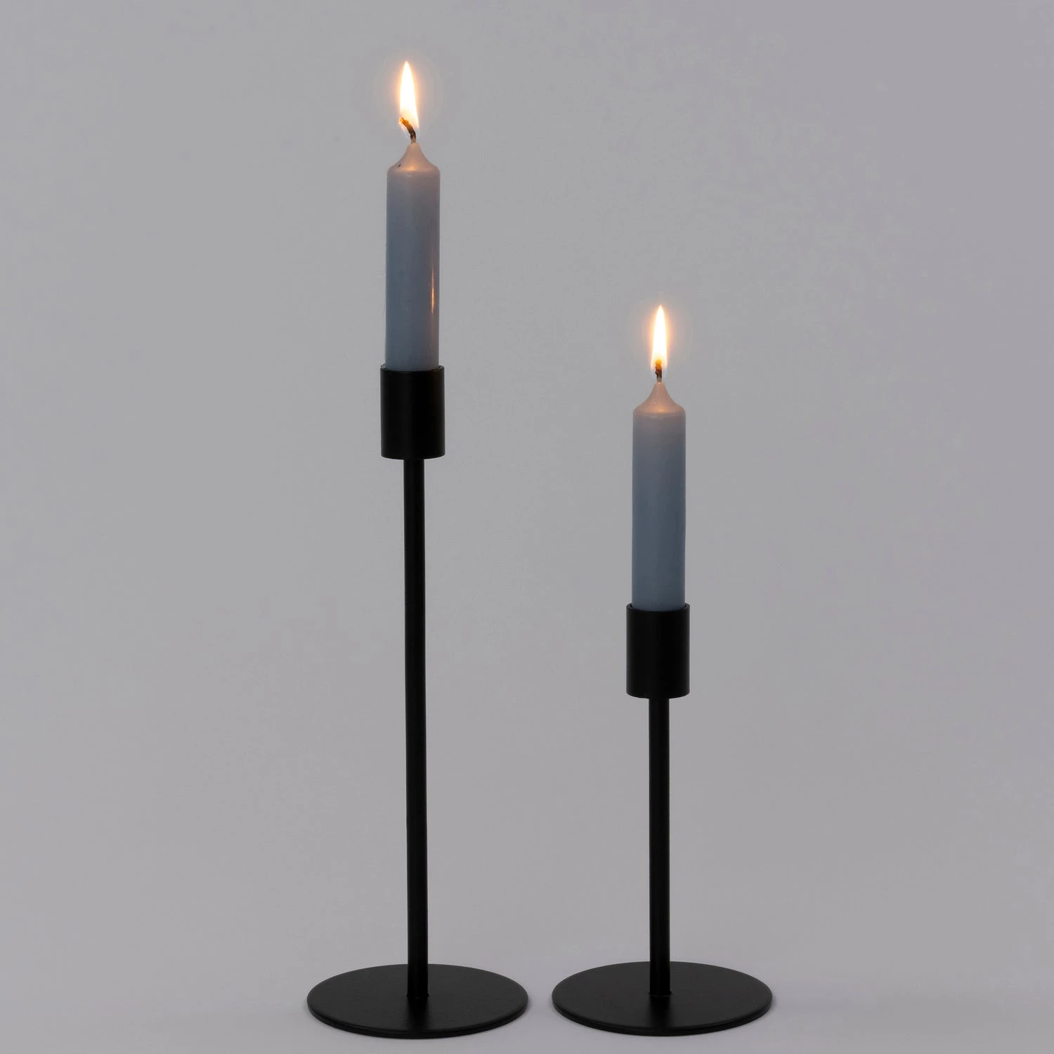 Intratuin Kandelaar Bianca Zwart D 9 H 16 Cm 2 Intratuin Kandelaar Bianca Zwart D 9 H 16 Cm - Afbeelding 2