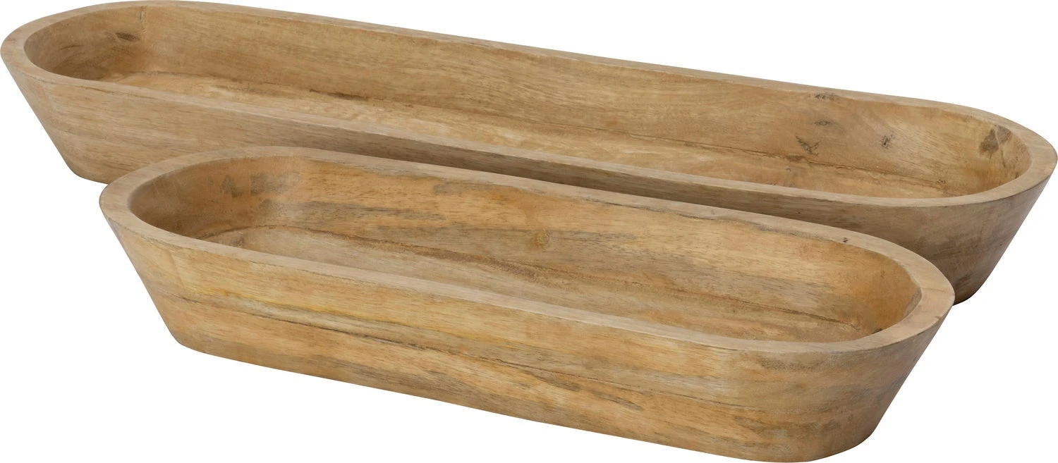 Intratuin Decoratieschaal Molly Naturel 49 X 20 X 7 Cm 2 Intratuin Decoratieschaal Molly Naturel 49 X 20 X 7 Cm - Afbeelding 2