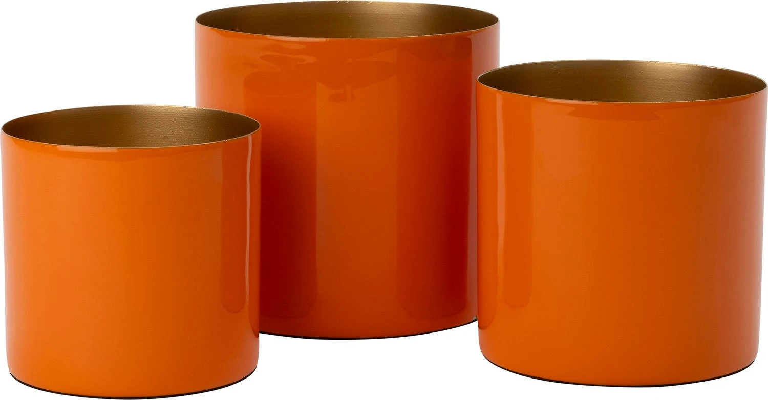 Intratuin Bloempot Marley Oranje D 13 H 13 Cm 2 Intratuin Bloempot Marley Oranje D 13 H 13 Cm - Afbeelding 2