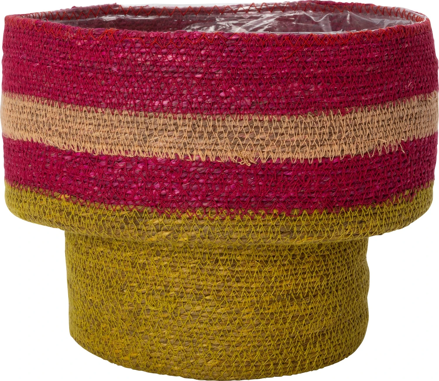 Intratuin Plantenmand Mil Roze / Geel D 28 H 22 Cm 1 Intratuin Plantenmand Mil Roze / Geel D 28 H 22 Cm