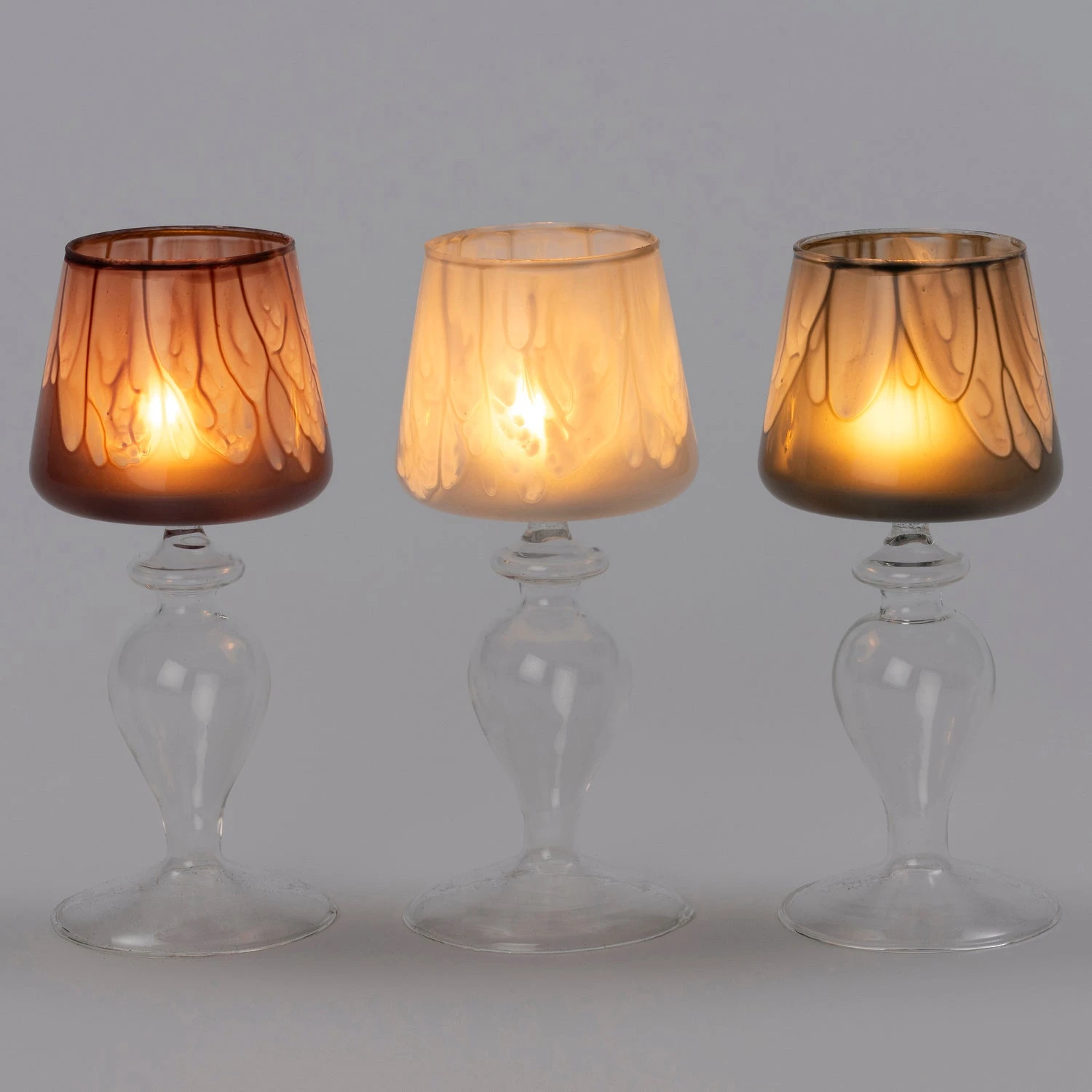 Intratuin Waxinelichthouder Lamba Donker Grijs D 8 H 17,5 Cm 2 Intratuin Waxinelichthouder Lamba Donker Grijs D 8 H 17,5 Cm - Afbeelding 2