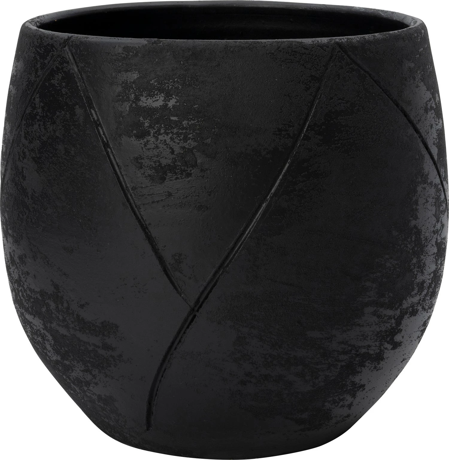 Intratuin Bloempot Nio Zwart D 28 H 26 Cm 1 Intratuin Bloempot Nio Zwart D 28 H 26 Cm