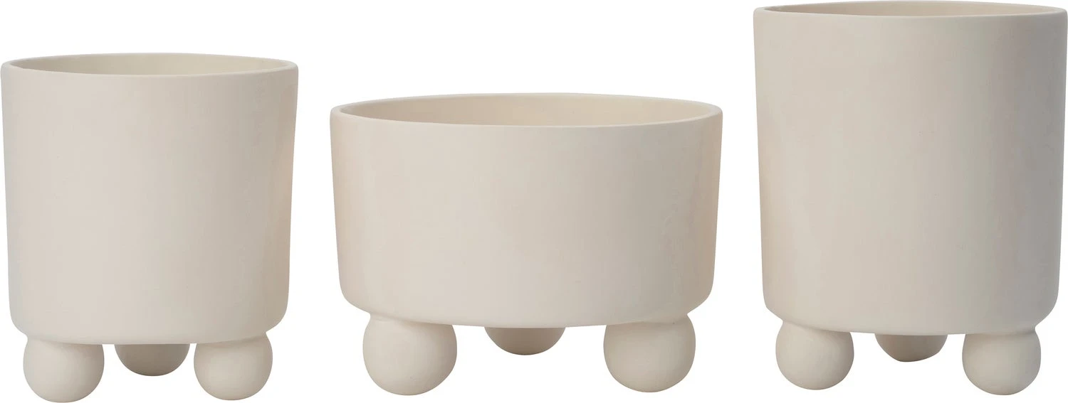 Intratuin Bloempot Op Poten Niki Wit D 16 H 19 Cm 2 Intratuin Bloempot Op Poten Niki Wit D 16 H 19 Cm - Afbeelding 2