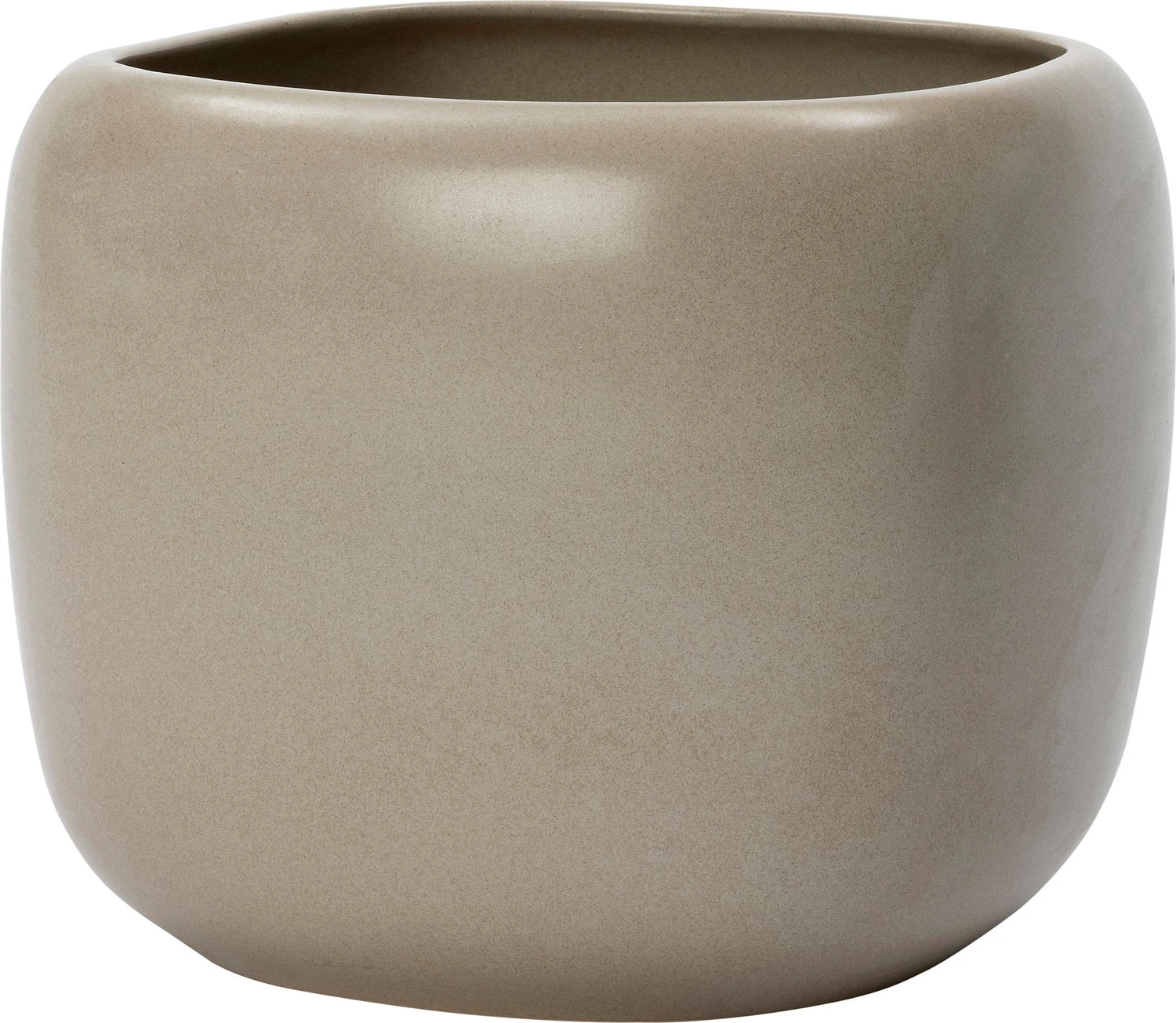 Intratuin Bloempot Suvi Taupe 26 X 26 X 21 Cm 1 Intratuin Bloempot Suvi Taupe 26 X 26 X 21 Cm