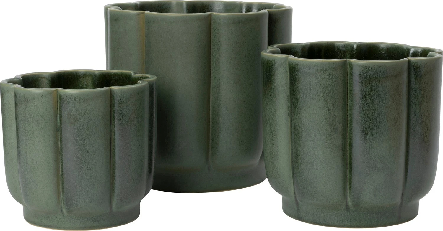 Intratuin Bloempot Sterre Groen D 19 H 16 Cm 2 Intratuin Bloempot Sterre Groen D 19 H 16 Cm - Afbeelding 2