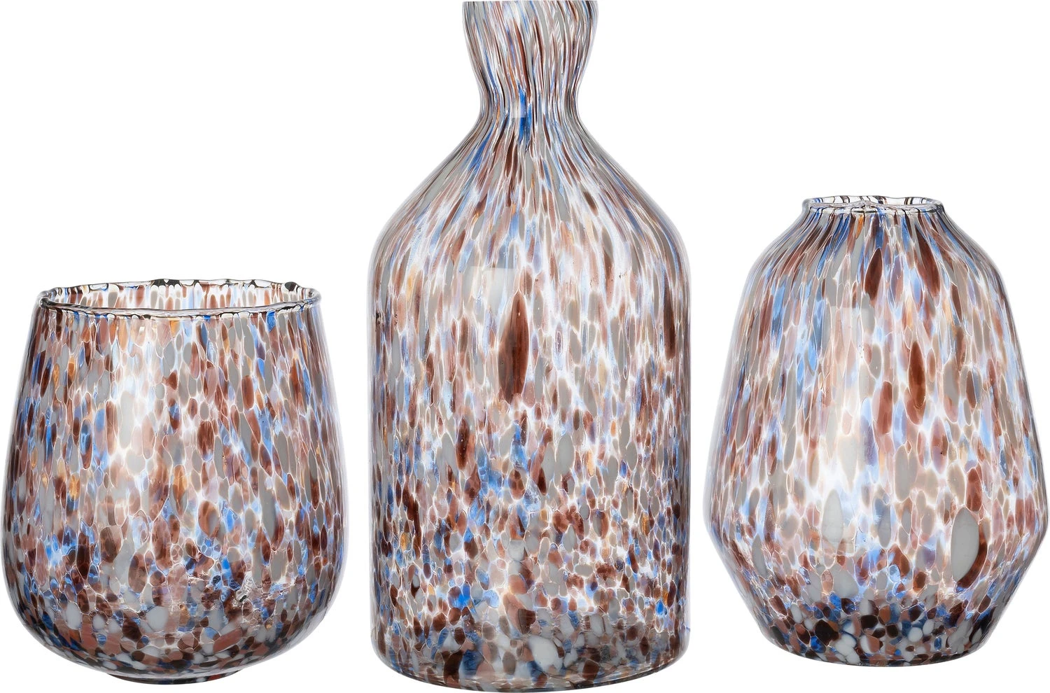 Intratuin Waxinelichthouder Benja Bruin / Blauw / Grijs D 12 H 12 Cm 2 Intratuin Waxinelichthouder Benja Bruin / Blauw / Grijs D 12 H 12 Cm - Afbeelding 2