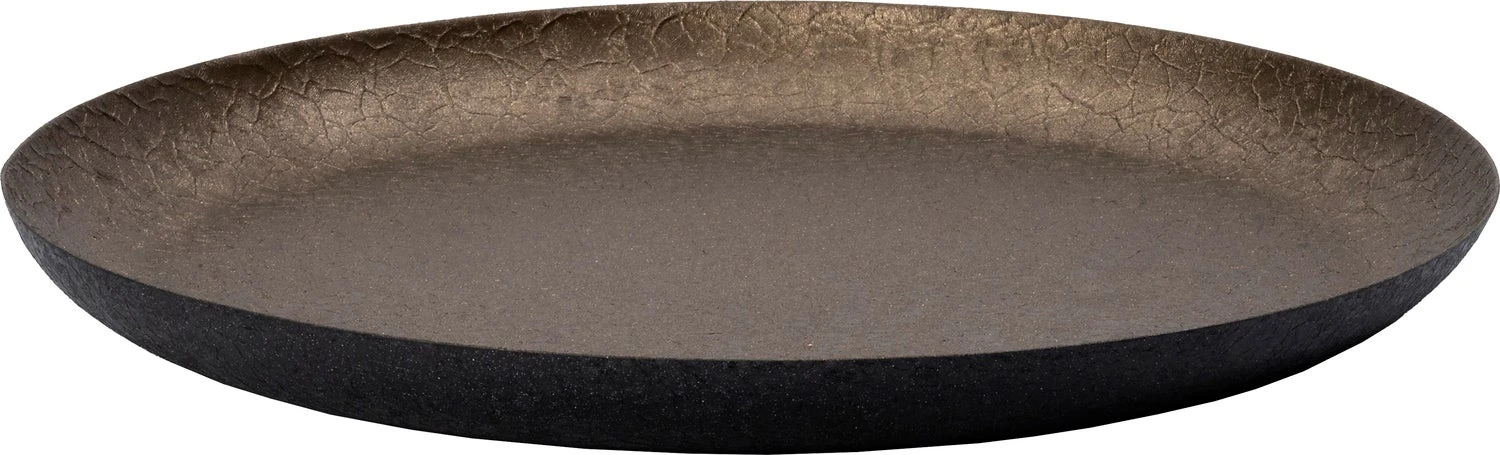 Intratuin Decoratiebord Bony Bruin / Goud D 30 H 2 Cm 1 Intratuin Decoratiebord Bony Bruin / Goud D 30 H 2 Cm