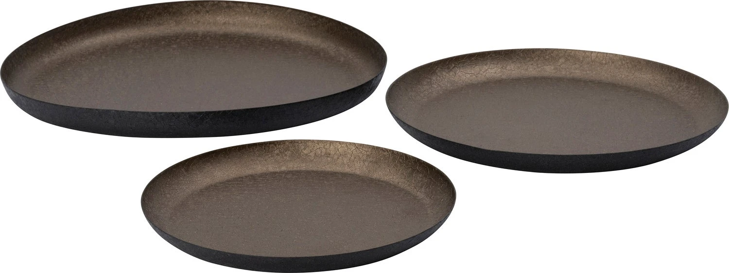 Intratuin Decoratiebord Bony Bruin / Goud D 30 H 2 Cm 2 Intratuin Decoratiebord Bony Bruin / Goud D 30 H 2 Cm - Afbeelding 2