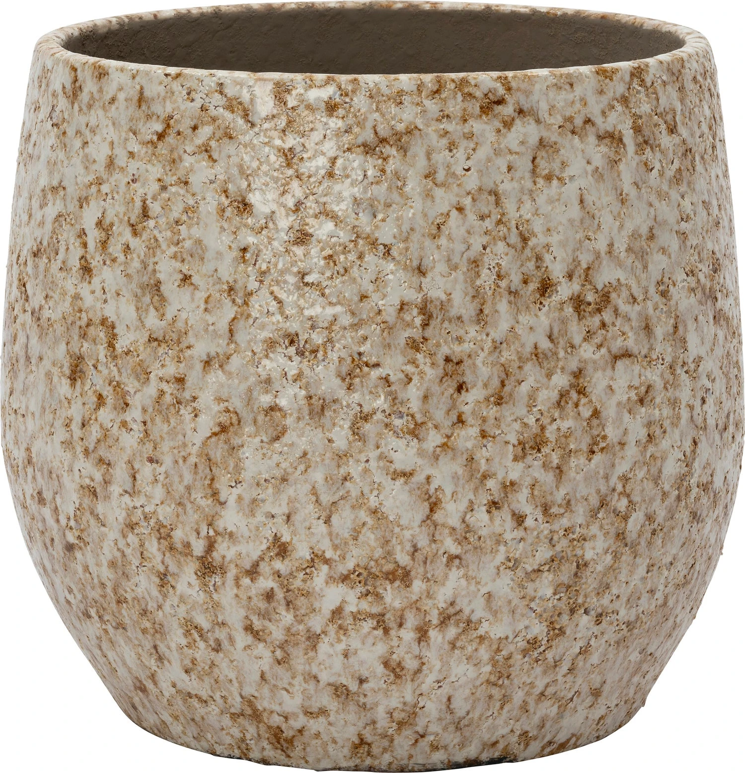 Intratuin Bloempot Rida Wit / Bruin D 26 H 24 Cm 1 Intratuin Bloempot Rida Wit / Bruin D 26 H 24 Cm