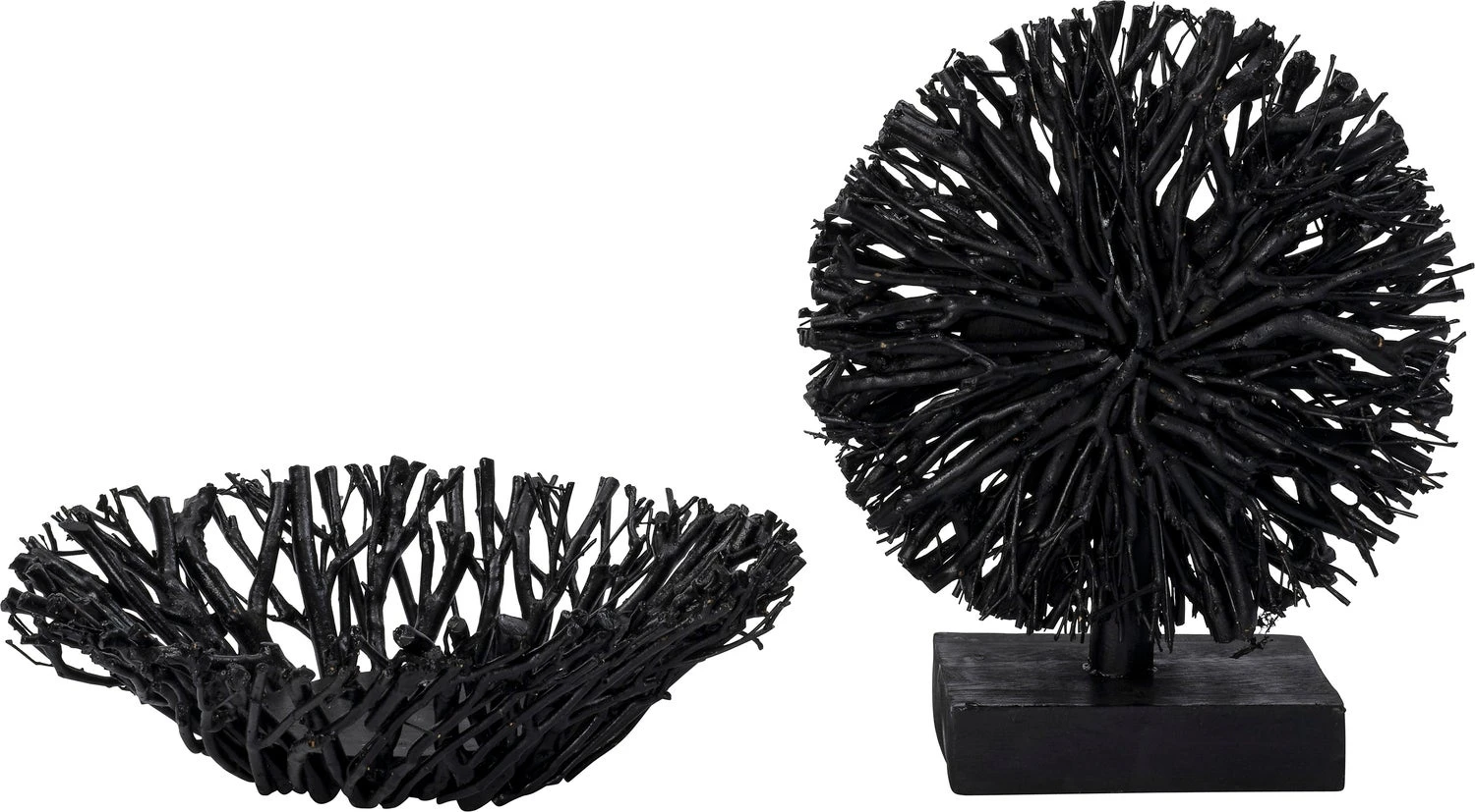 Intratuin Beeld Dyanne Druivenhout Zwart 30 X 7 X 37 Cm 2 Intratuin Beeld Dyanne Druivenhout Zwart 30 X 7 X 37 Cm - Afbeelding 2