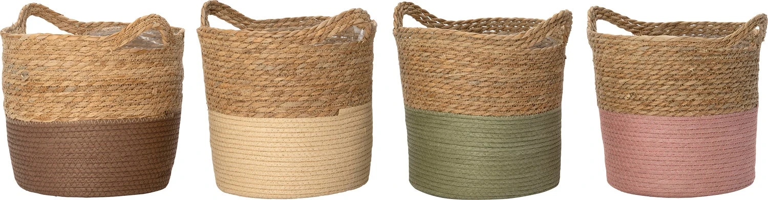 Intratuin Plantenmand Rocky Naturel / Roze D 24 H 23 Cm 3 Intratuin Plantenmand Rocky Naturel / Roze D 24 H 23 Cm - Afbeelding 3