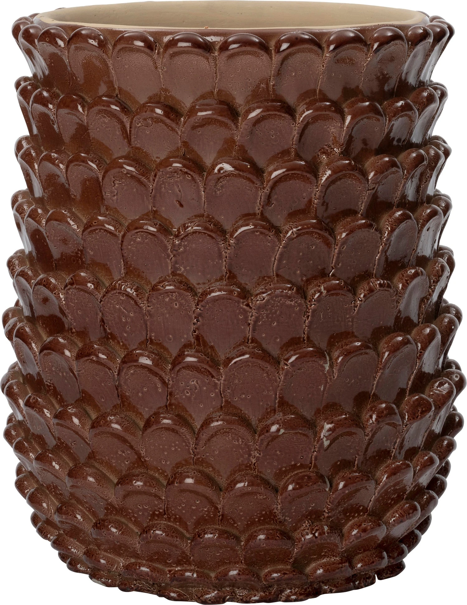 Intratuin Bloempot Selby Bruin D 15 H 18 Cm 1 Intratuin Bloempot Selby Bruin D 15 H 18 Cm