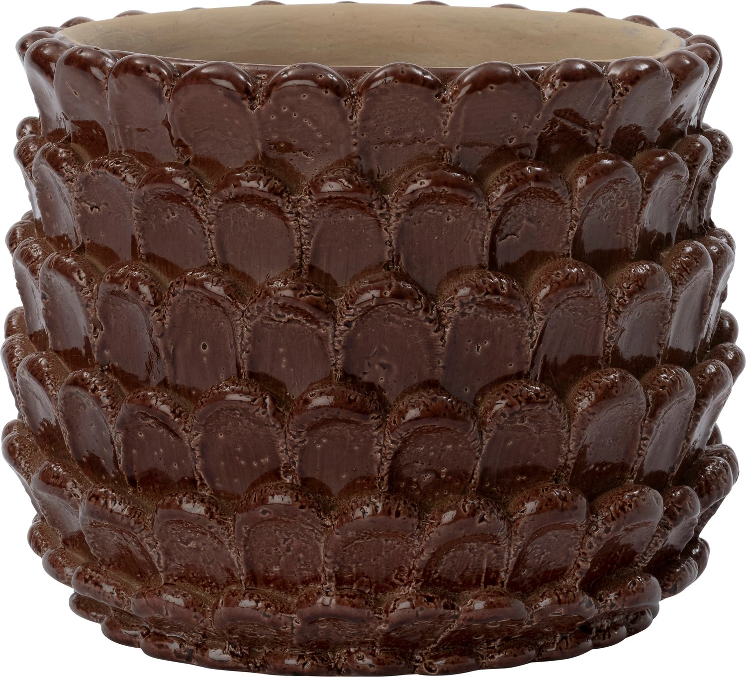 Intratuin Bloempot Selby Bruin D 13 H 10 Cm 1 Intratuin Bloempot Selby Bruin D 13 H 10 Cm