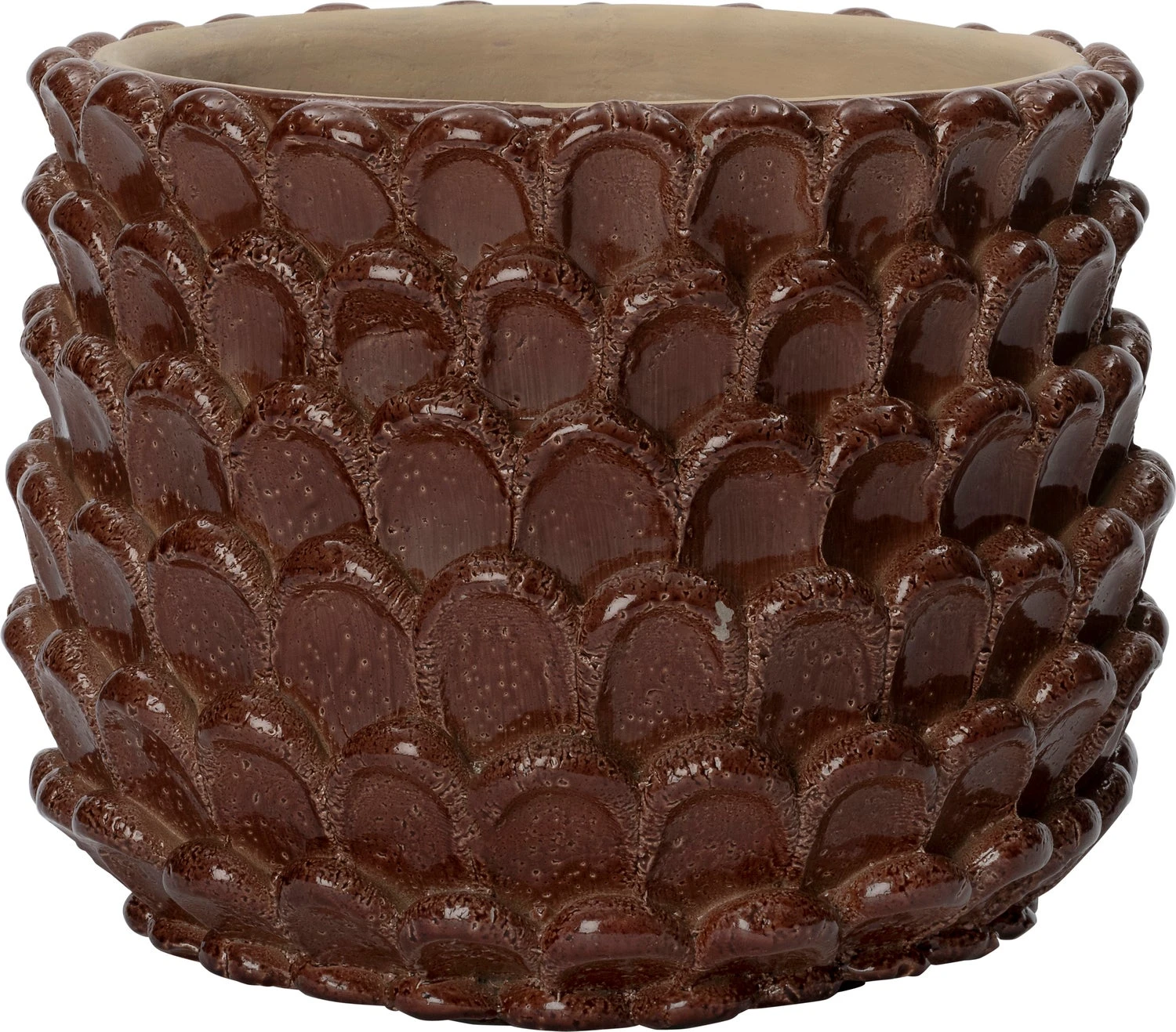 Intratuin Bloempot Selby Bruin D 15,5 H 13 Cm 1 Intratuin Bloempot Selby Bruin D 15,5 H 13 Cm