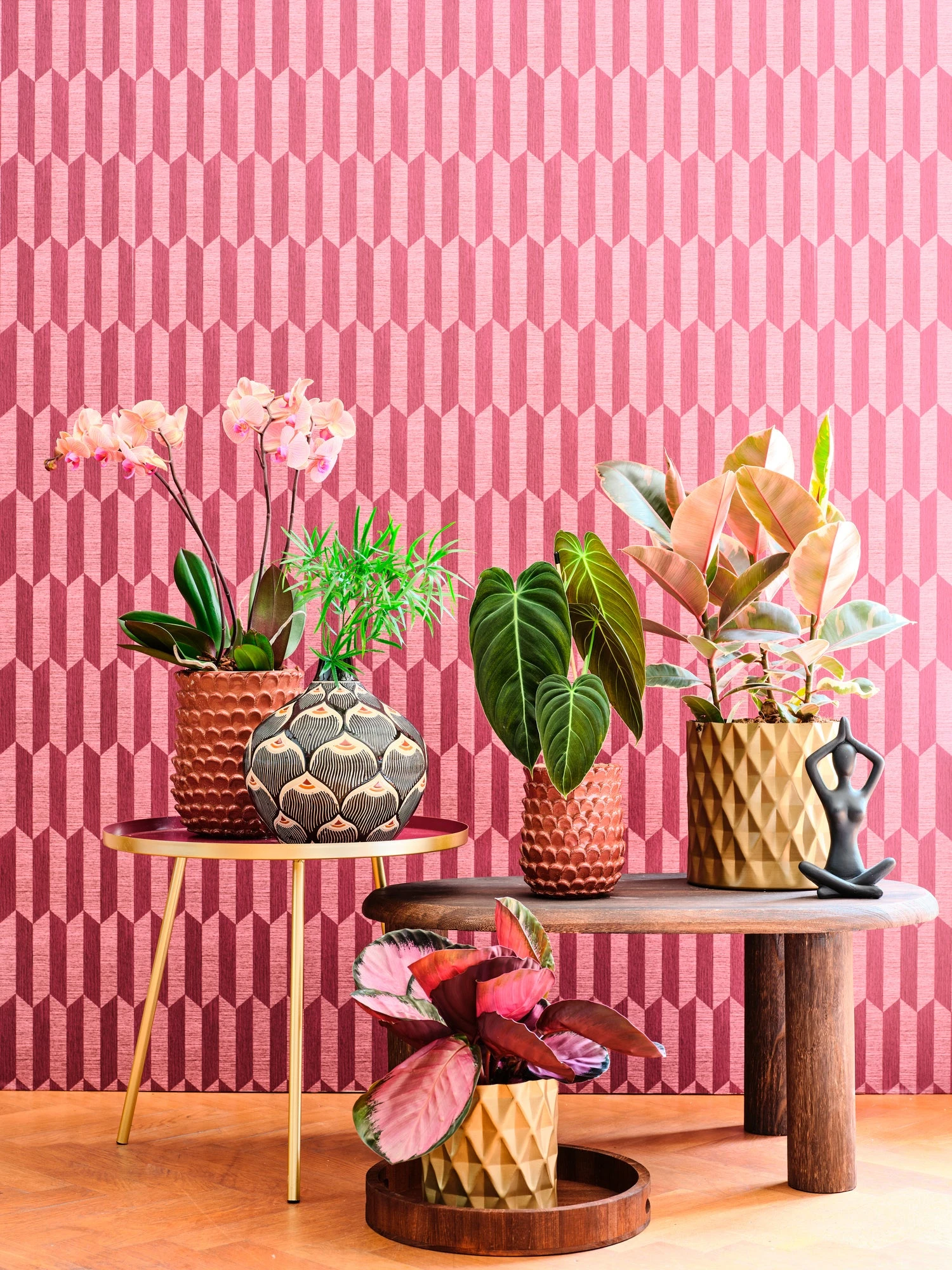 Intratuin Bloempot Selby Bruin D 15,5 H 13 Cm 4 Intratuin Bloempot Selby Bruin D 15,5 H 13 Cm - Afbeelding 4