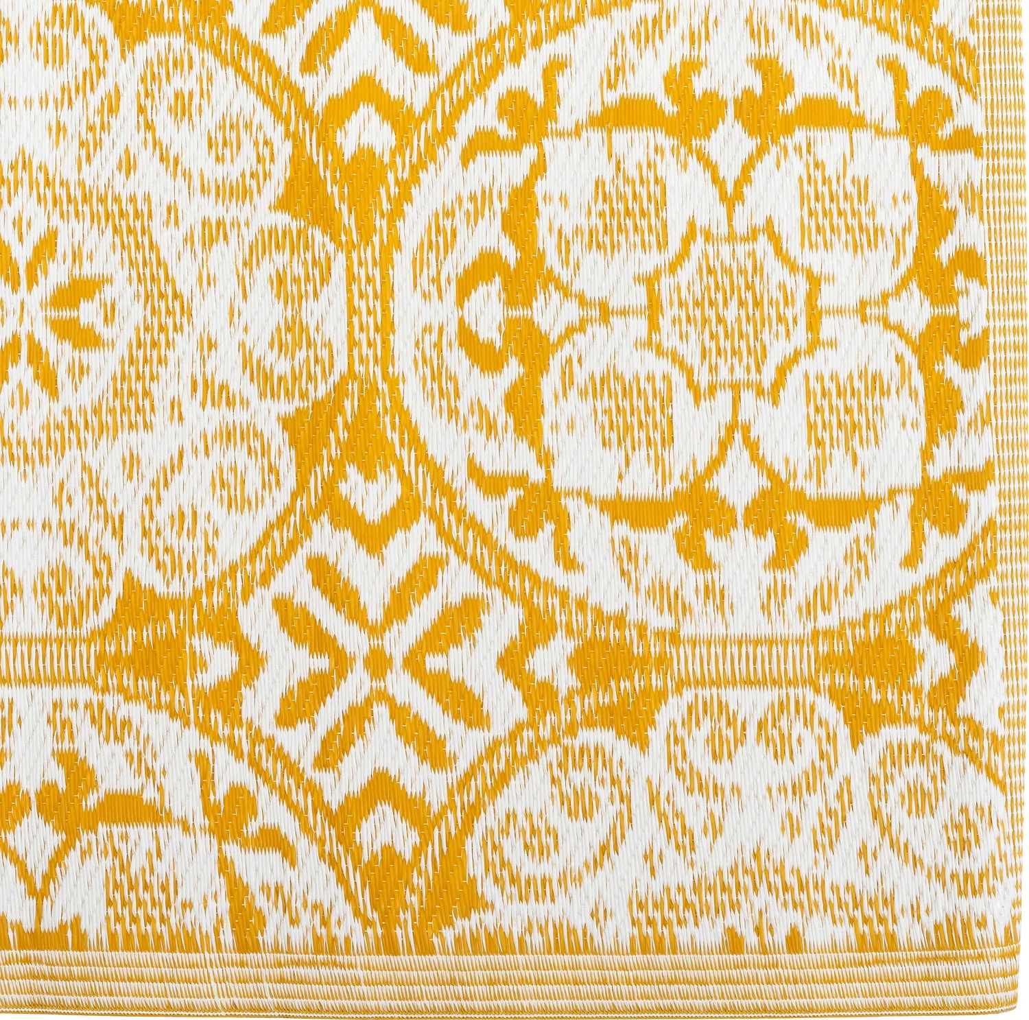 Intratuin Buitenkleed Leah Geel / Wit 150 X 210 Cm 3 Intratuin Buitenkleed Leah Geel / Wit 150 X 210 Cm - Afbeelding 3