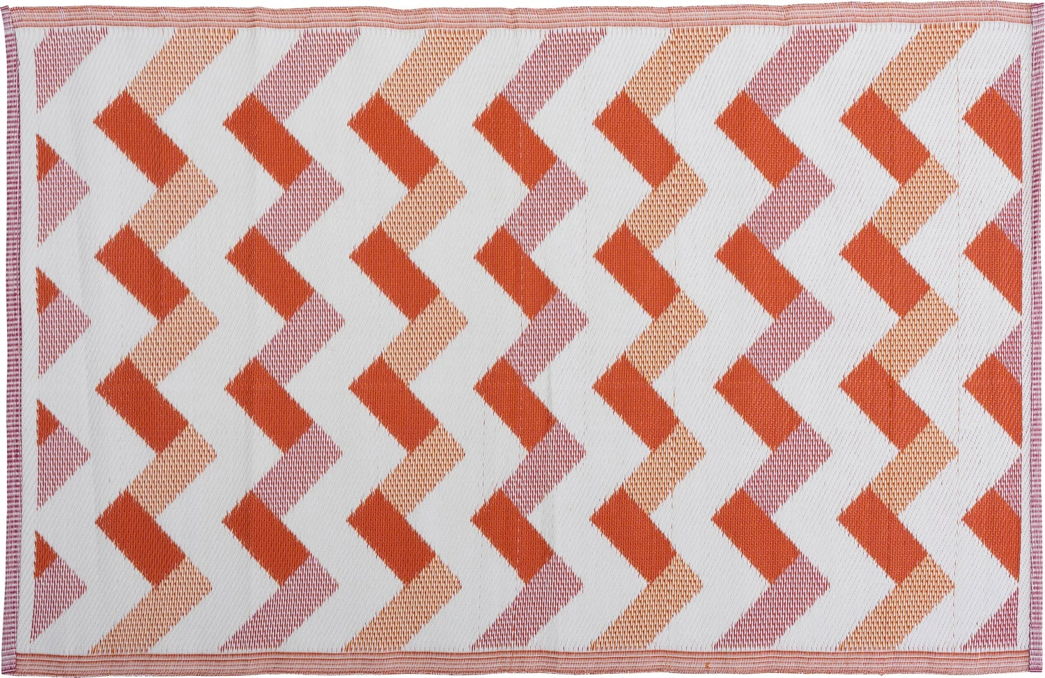 Intratuin Buitenkleed Lucy Rood / Wit 160 X 230 Cm 2 Intratuin Buitenkleed Lucy Rood / Wit 160 X 230 Cm - Afbeelding 2