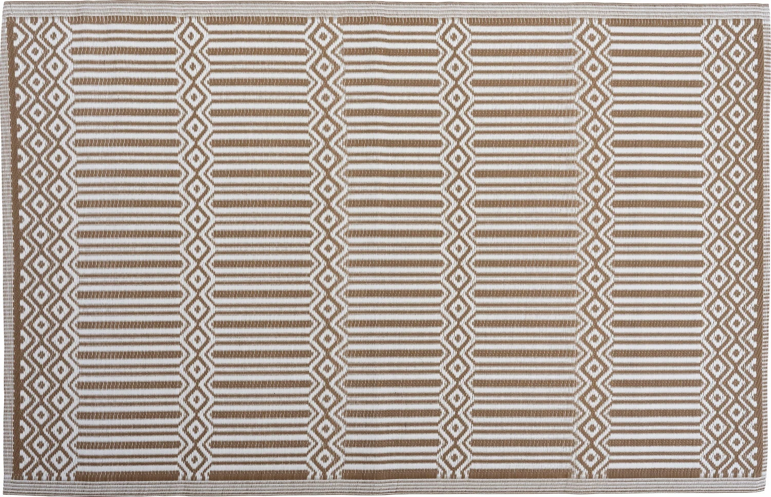 Intratuin Buitenkleed Liva Beige / Wit 120 X 180 Cm 1 Intratuin Buitenkleed Liva Beige / Wit 120 X 180 Cm