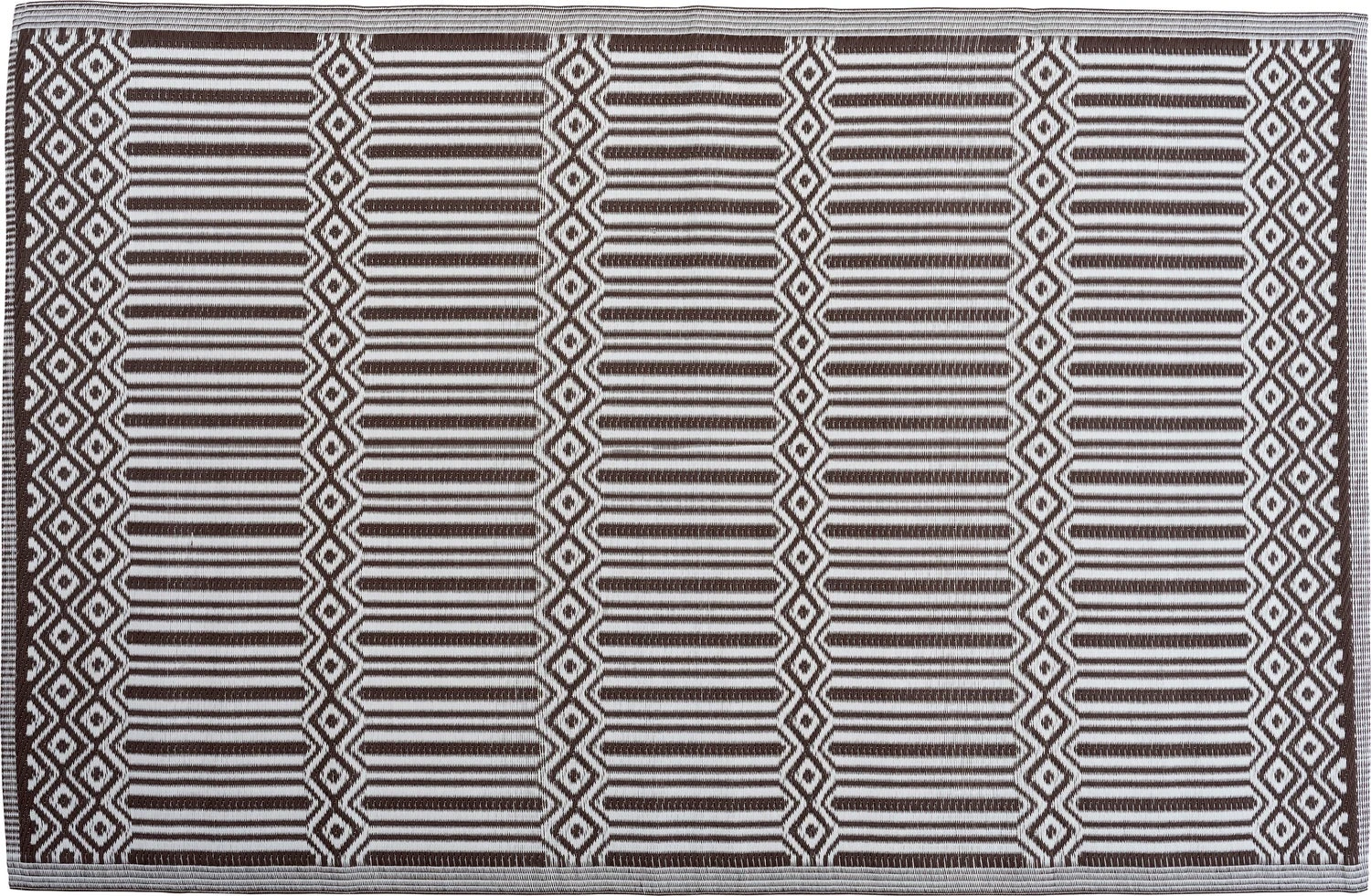 Intratuin Buitenkleed Liva Bruin / Wit 120 X 180 Cm 1 Intratuin Buitenkleed Liva Bruin / Wit 120 X 180 Cm