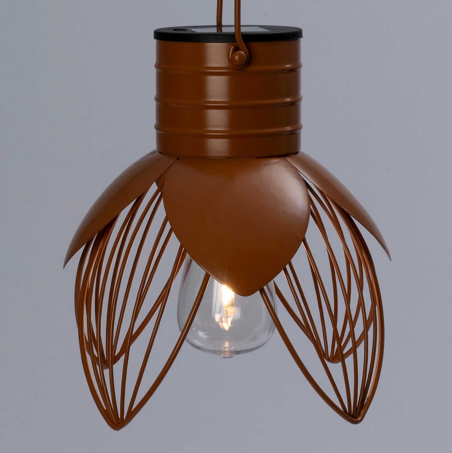 Intratuin Solar Hanglamp Cuzco Bruin D 21 H 23 Cm 2 Intratuin Solar Hanglamp Cuzco Bruin D 21 H 23 Cm - Afbeelding 2