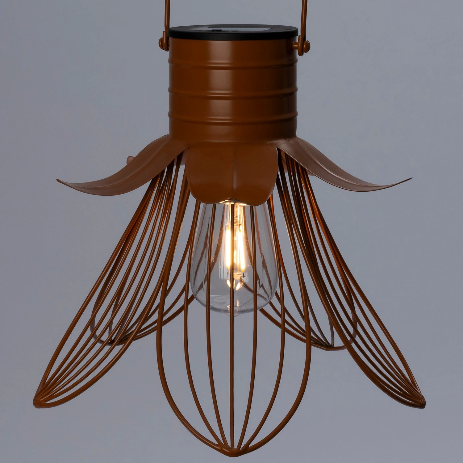 Intratuin Solar Hanglamp Luxor Bruin D 28 H 25 Cm 2 Intratuin Solar Hanglamp Luxor Bruin D 28 H 25 Cm - Afbeelding 2