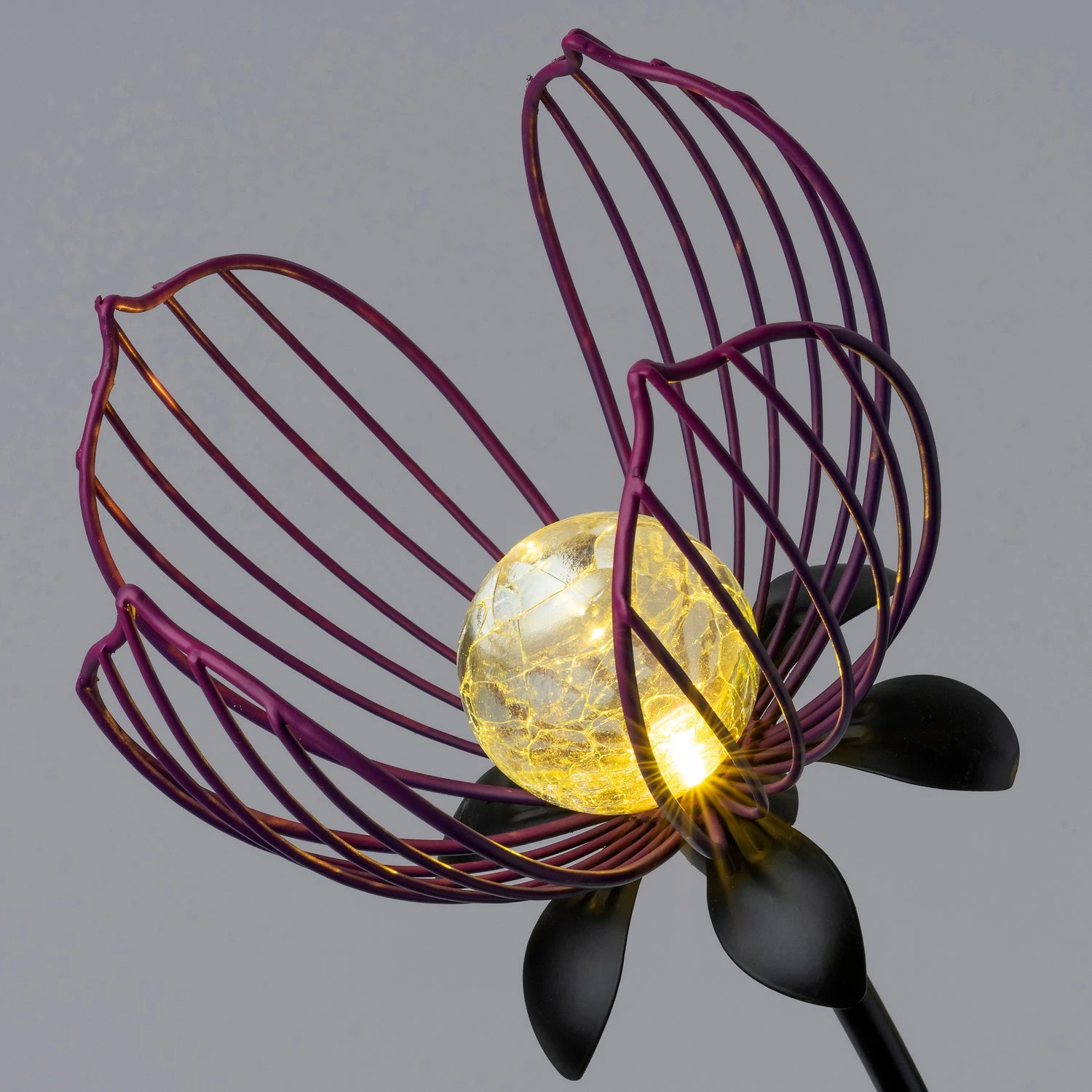 Intratuin Solar Tuinsteker Bloem Paars 48 X 16,5 X 120,5 Cm 2 Intratuin Solar Tuinsteker Bloem Paars 48 X 16,5 X 120,5 Cm - Afbeelding 2