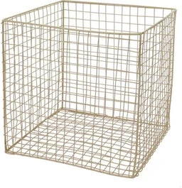 Intratuin Draadmand Cindy Beige 24 X 24 X 25 Cm 1 Intratuin Draadmand Cindy Beige 24 X 24 X 25 Cm