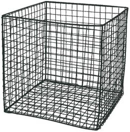 Intratuin Draadmand Cindy Zwart 24 X 24 X 25 Cm