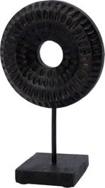 Intratuin Beeld Op Voet Tooske Zwart 18 X 7,5 X 29,5 Cm