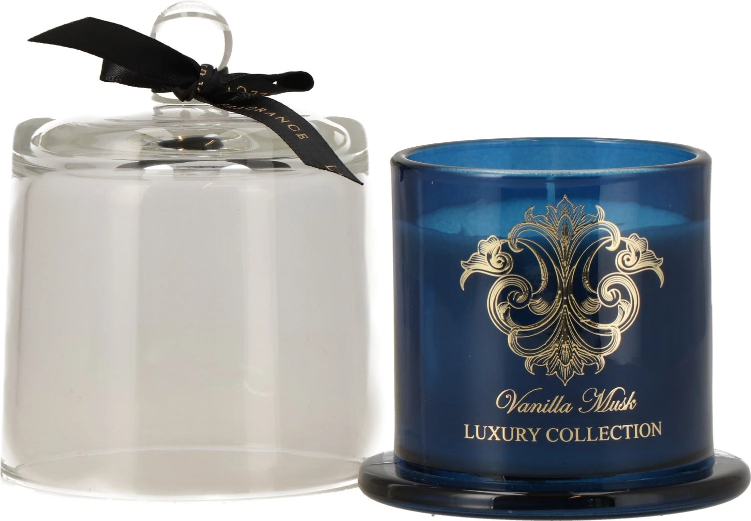 Intratuin Geurkaars Luxe Vanilla Musk Blauw 30 Uur D 9,5 H 13 Cm 1 Intratuin Geurkaars Luxe Vanilla Musk Blauw 30 Uur D 9,5 H 13 Cm