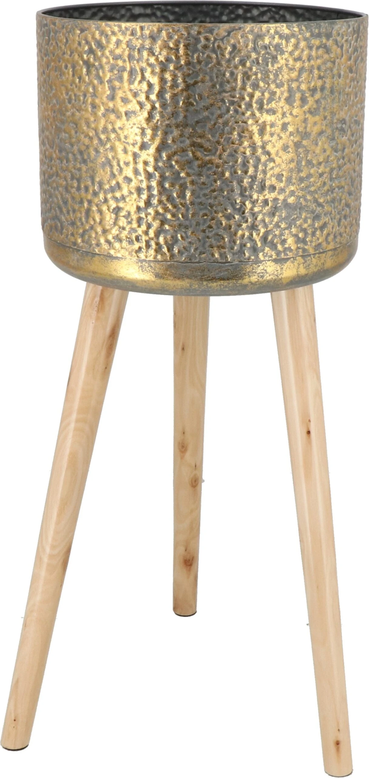 Intratuin Bloempot Op Poten Wil Goud D 29 H 69 Cm 1 Intratuin Bloempot Op Poten Wil Goud D 29 H 69 Cm