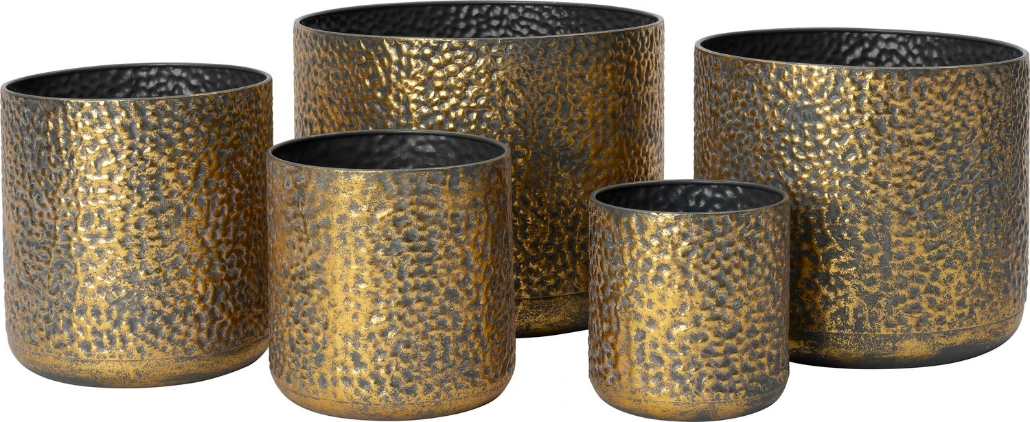 Intratuin Bloempot Zita Goud D 28,5 H 22 Cm 2 Intratuin Bloempot Zita Goud D 28,5 H 22 Cm - Afbeelding 2