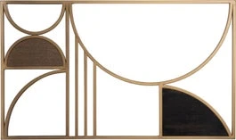 Intratuin Tuin Wanddecoratie Vormen Goud / Zwart 45 X 76 X 1 Cm 1 Intratuin Tuin Wanddecoratie Vormen Goud / Zwart 45 X 76 X 1 Cm
