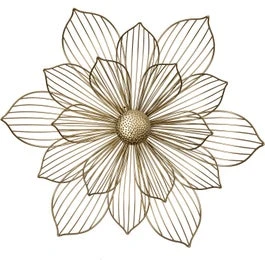 Intratuin Tuin Wanddecoratie Bloem Goud 50,5 X 57 X 10 Cm 1 Intratuin Tuin Wanddecoratie Bloem Goud 50,5 X 57 X 10 Cm