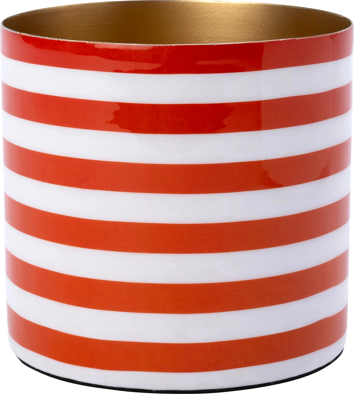 Intratuin Bloempot Alan Oranje / Wit D 27 H 25 Cm 1 Intratuin Bloempot Alan Oranje / Wit D 27 H 25 Cm