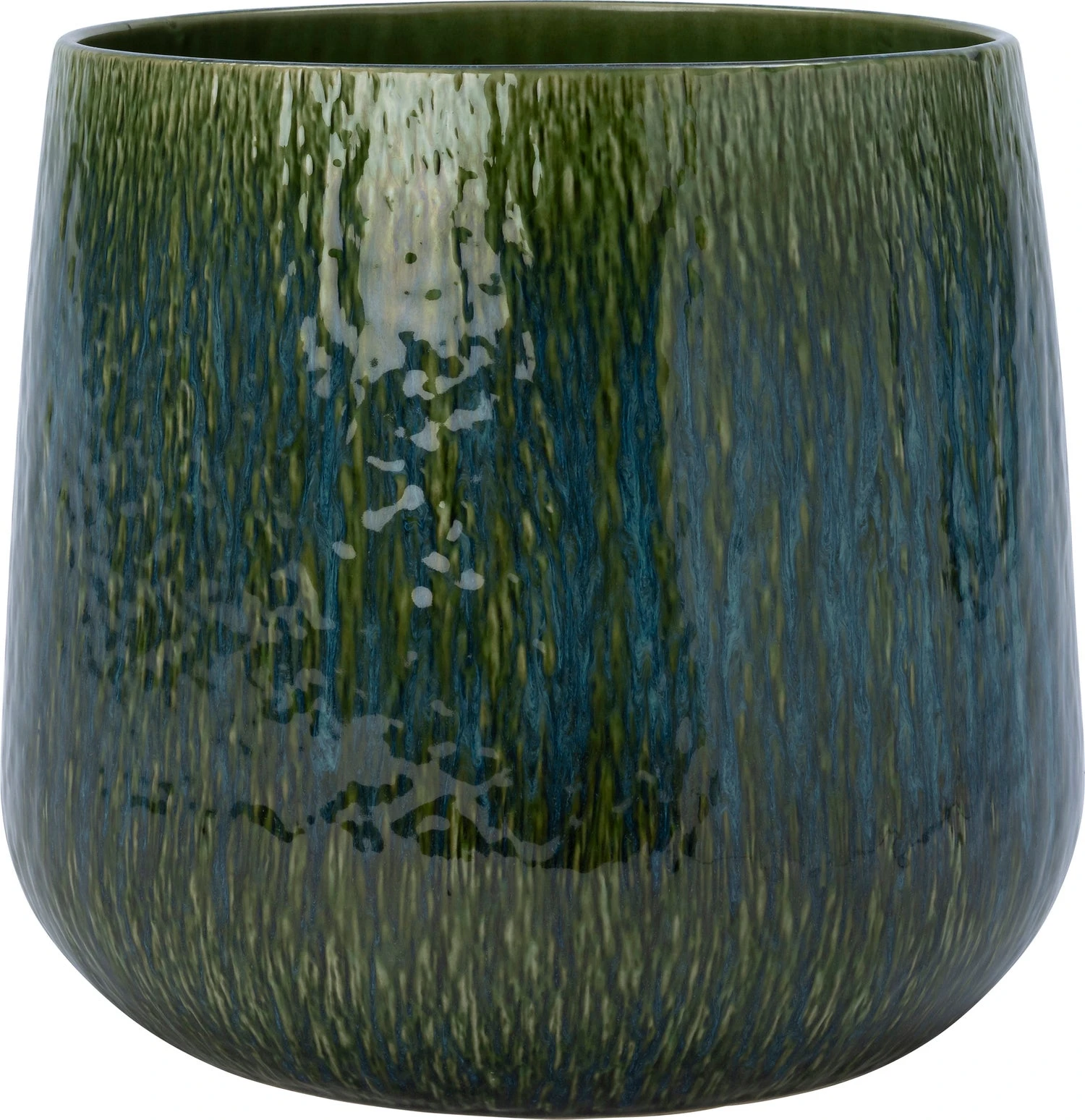 Intratuin Bloempot Elias Groen / Blauw D 24 H 21 Cm 1 Intratuin Bloempot Elias Groen / Blauw D 24 H 21 Cm
