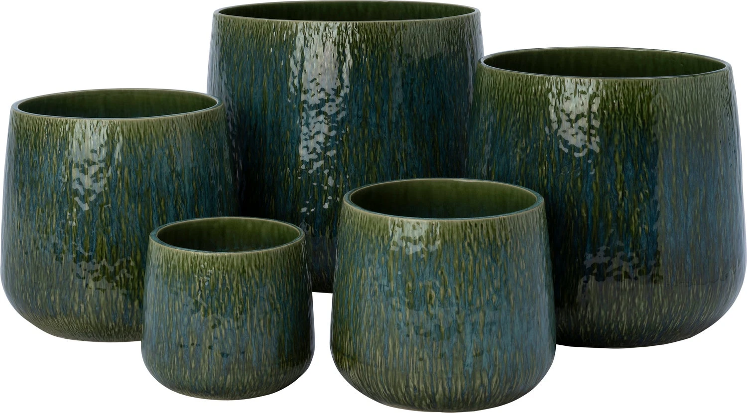 Intratuin Bloempot Elias Groen / Blauw D 24 H 21 Cm 2 Intratuin Bloempot Elias Groen / Blauw D 24 H 21 Cm - Afbeelding 2