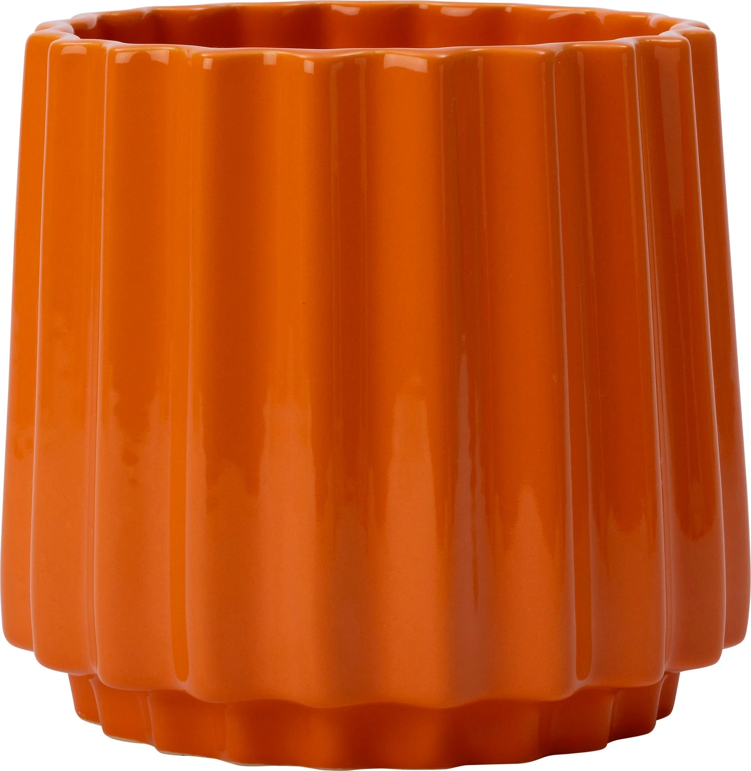 Intratuin Bloempot Stijn Oranje D 17 H 16 Cm 1 Intratuin Bloempot Stijn Oranje D 17 H 16 Cm