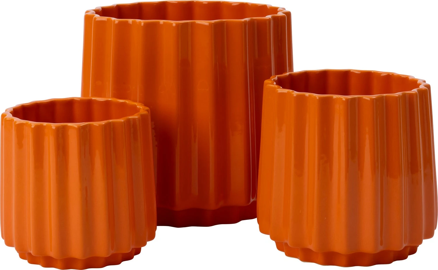 Intratuin Bloempot Stijn Oranje D 17 H 16 Cm 2 Intratuin Bloempot Stijn Oranje D 17 H 16 Cm - Afbeelding 2