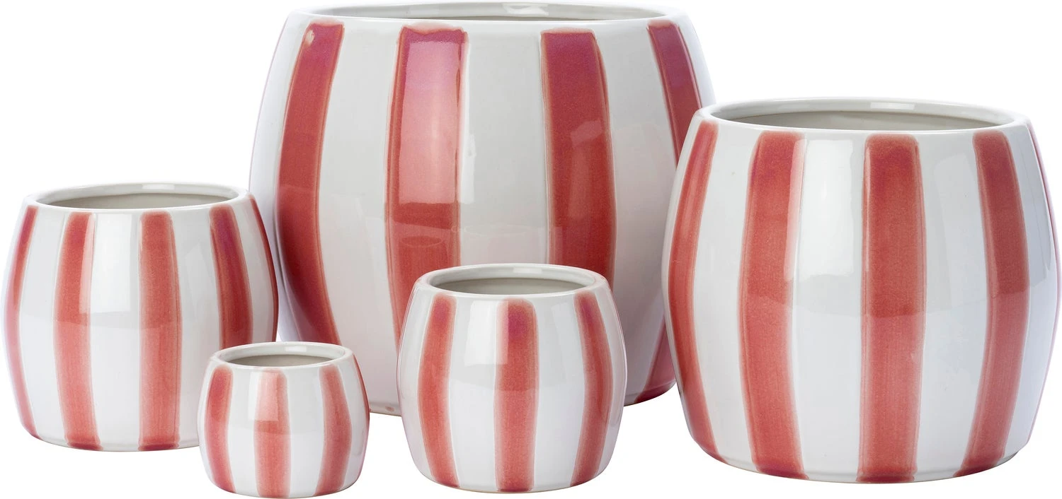 Intratuin Bloempot Op Voet Adora Wit / Donker Roze D 22 H 18 Cm 2 Intratuin Bloempot Op Voet Adora Wit / Donker Roze D 22 H 18 Cm - Afbeelding 2