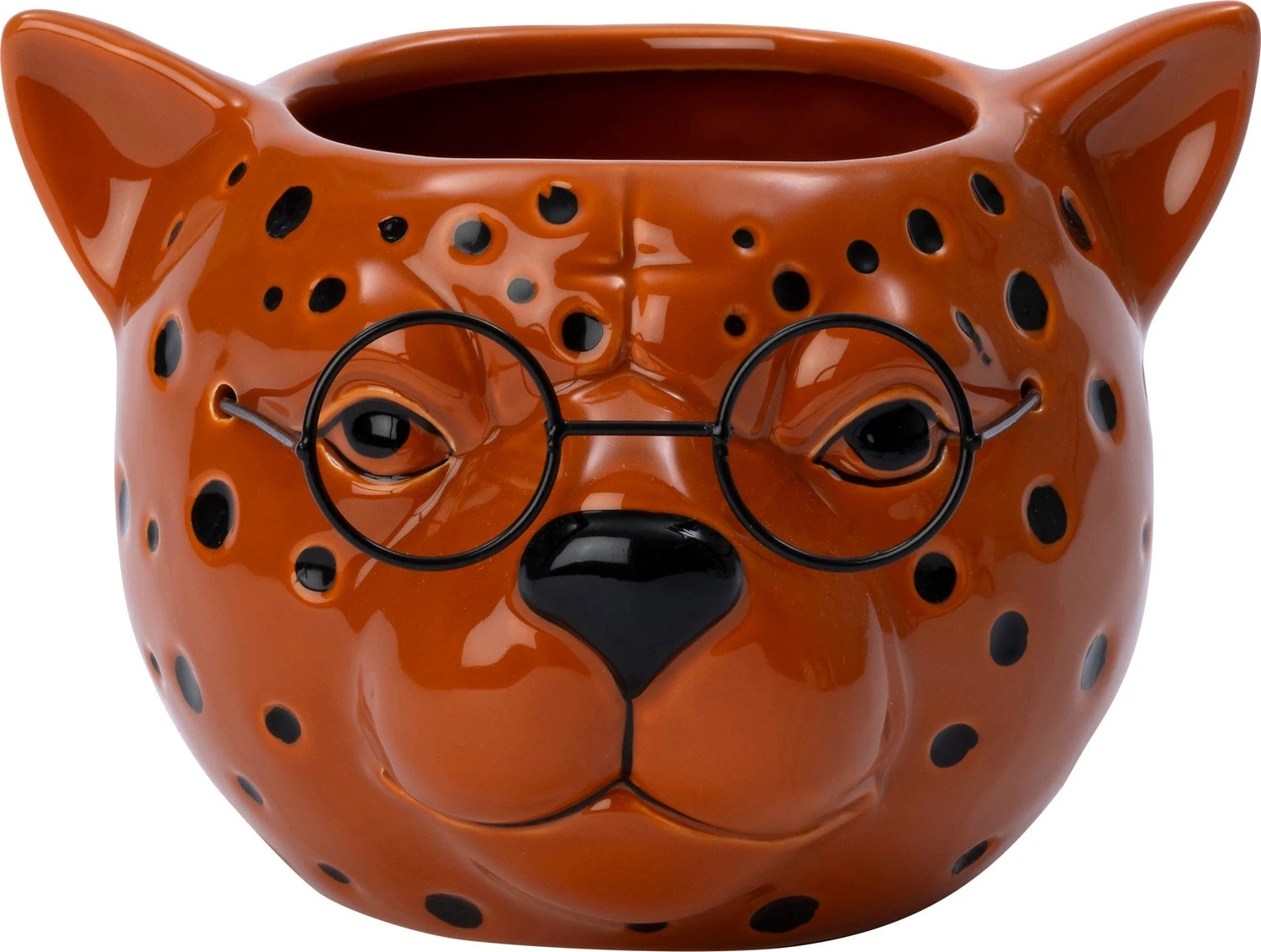 Intratuin Bloempot Cheetah Oranje 12,5 X 11,5 X 23,5 Cm 1 Intratuin Bloempot Cheetah Oranje 12,5 X 11,5 X 23,5 Cm