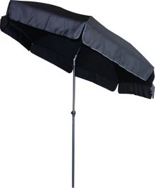 Intratuin Parasol Haiti Zwart 80+UV D 200 Cm