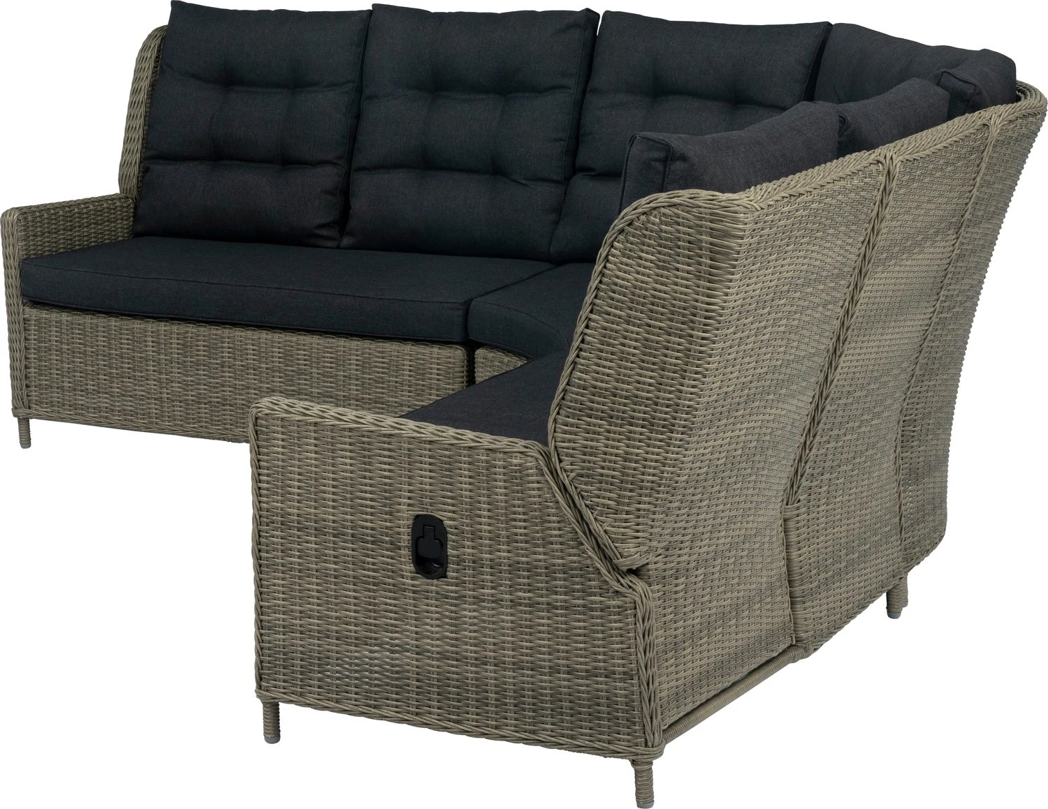 Intratuin 5-zits Verstelbare Loungebank Samba Grijs 7 Intratuin 5-zits Verstelbare Loungebank Samba Grijs - Afbeelding 7