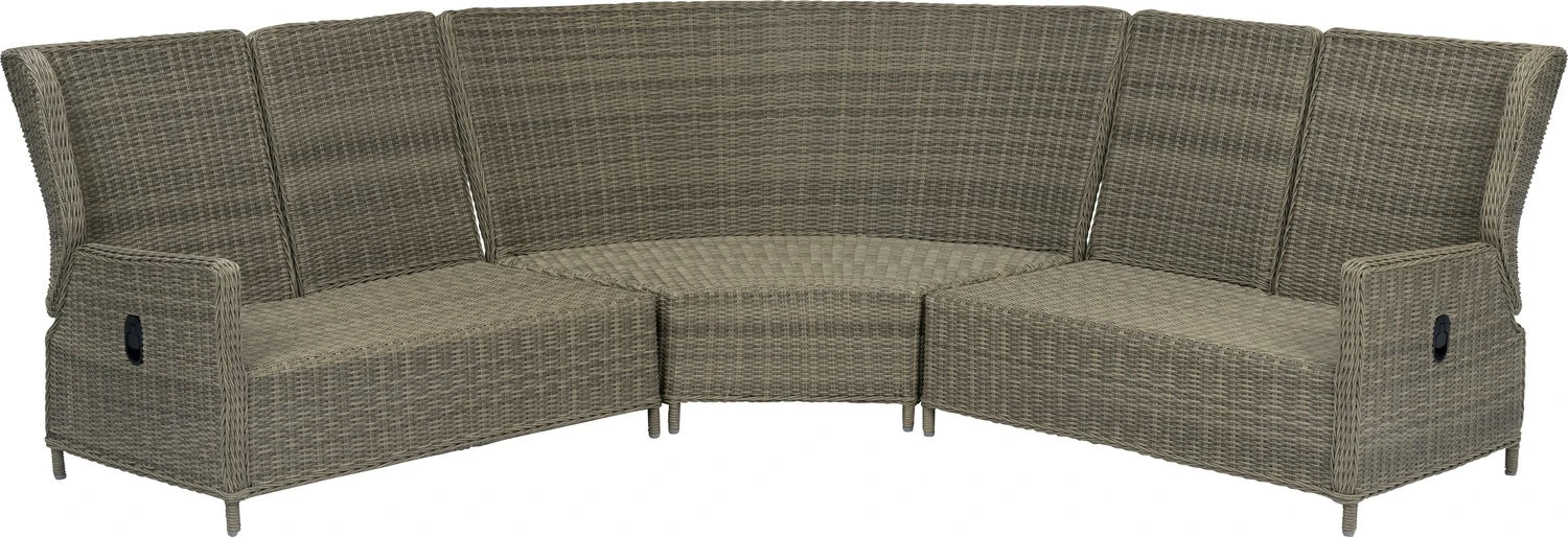 Intratuin 5-zits Verstelbare Loungebank Samba Grijs 4 Intratuin 5-zits Verstelbare Loungebank Samba Grijs - Afbeelding 4