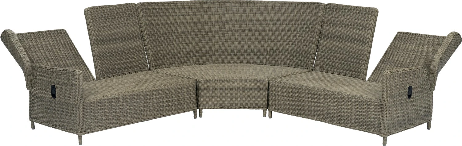 Intratuin 5-zits Verstelbare Loungebank Samba Grijs 5 Intratuin 5-zits Verstelbare Loungebank Samba Grijs - Afbeelding 5