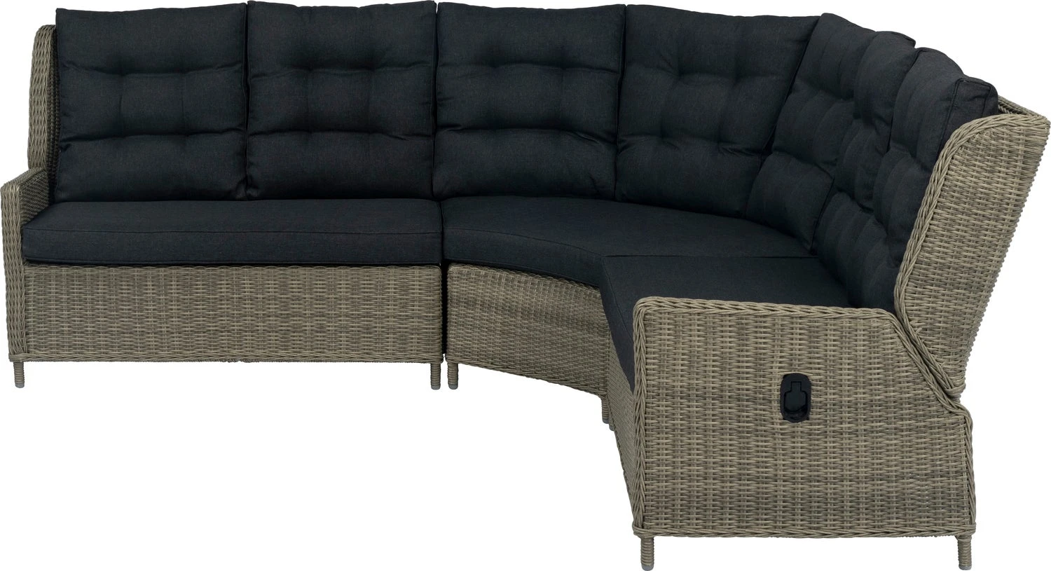 Intratuin 5-zits Verstelbare Loungebank Samba Grijs 6 Intratuin 5-zits Verstelbare Loungebank Samba Grijs - Afbeelding 6